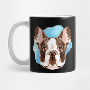 French Bulldog Watercolor Photo Mug